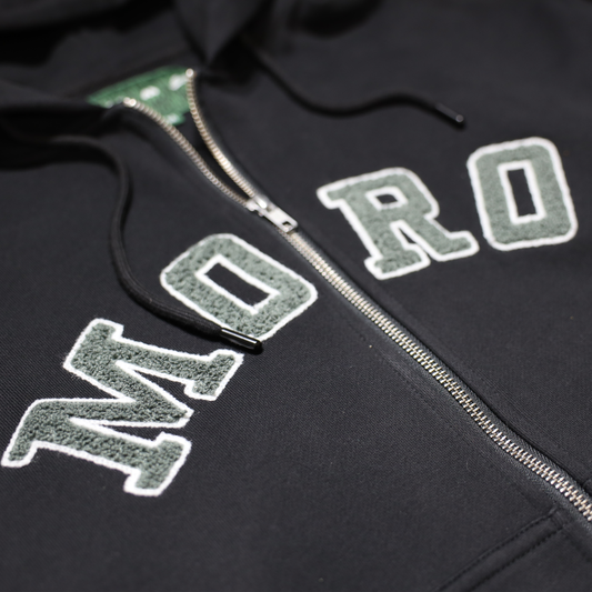 Bluza MORO – Zip Hoodie Army Black