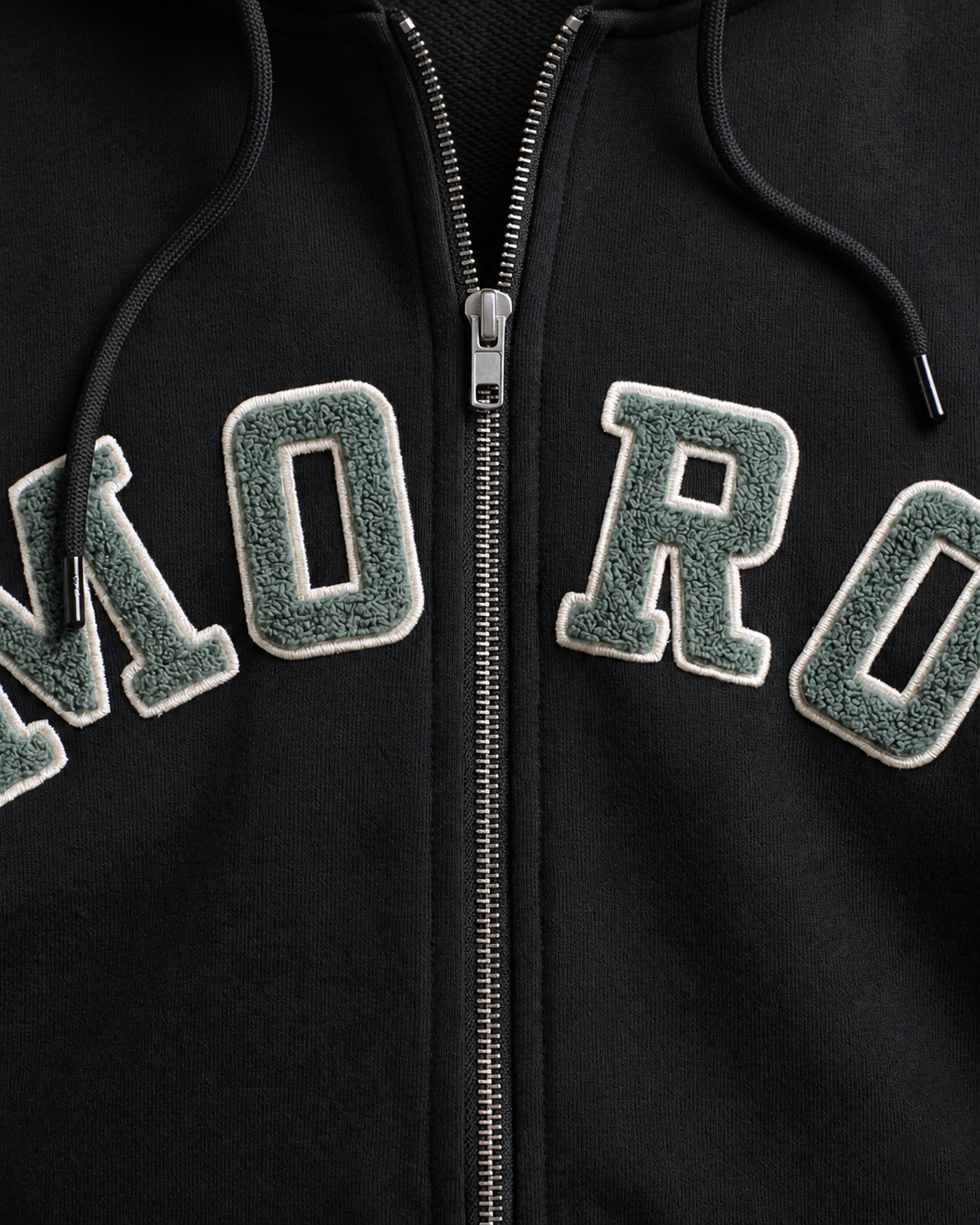 Bluza MORO – Zip Hoodie Army Black