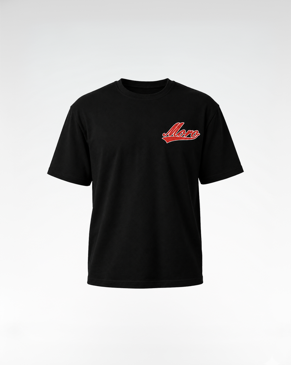 T-shirt Baseball czarny