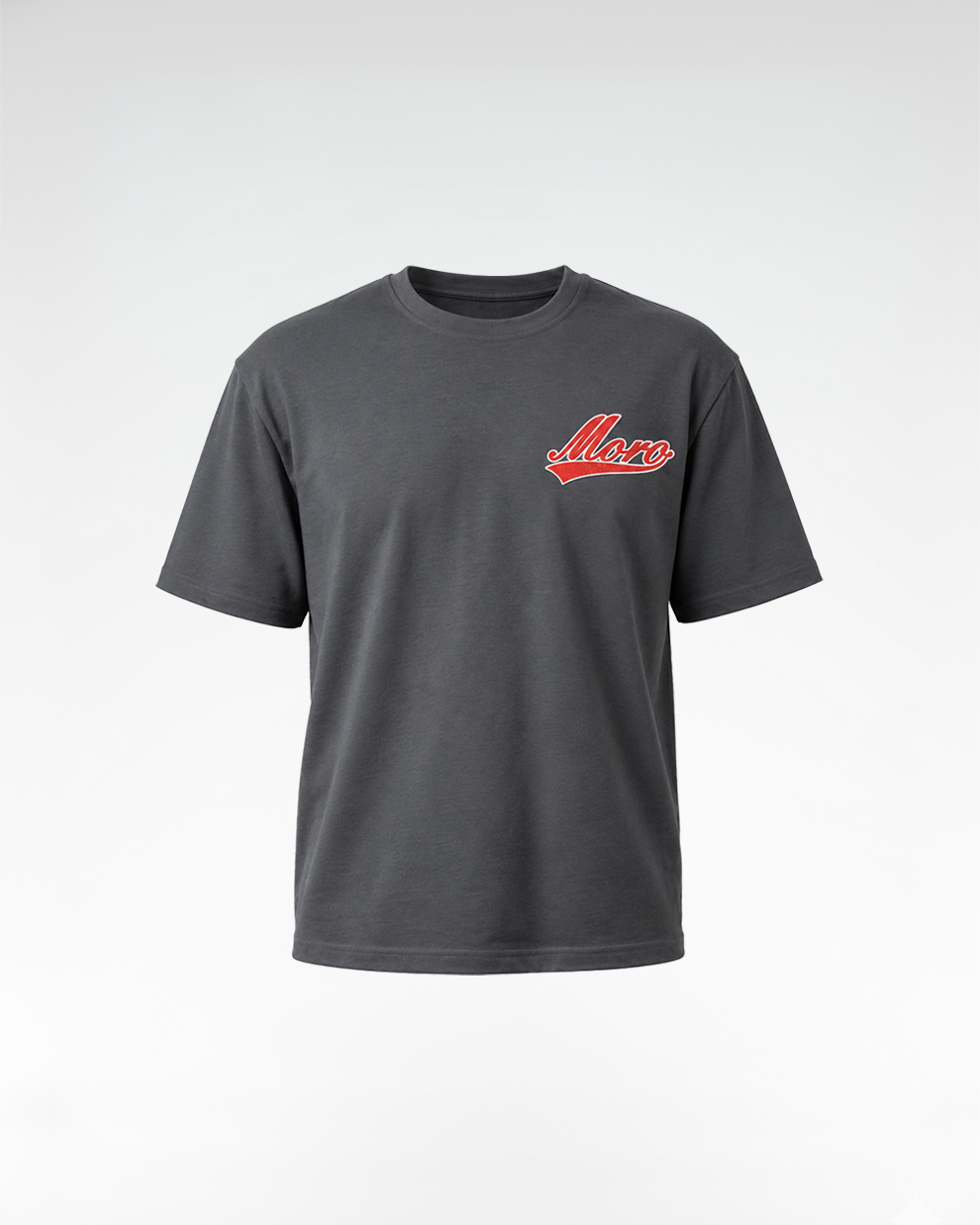 T-shirt Baseball szary