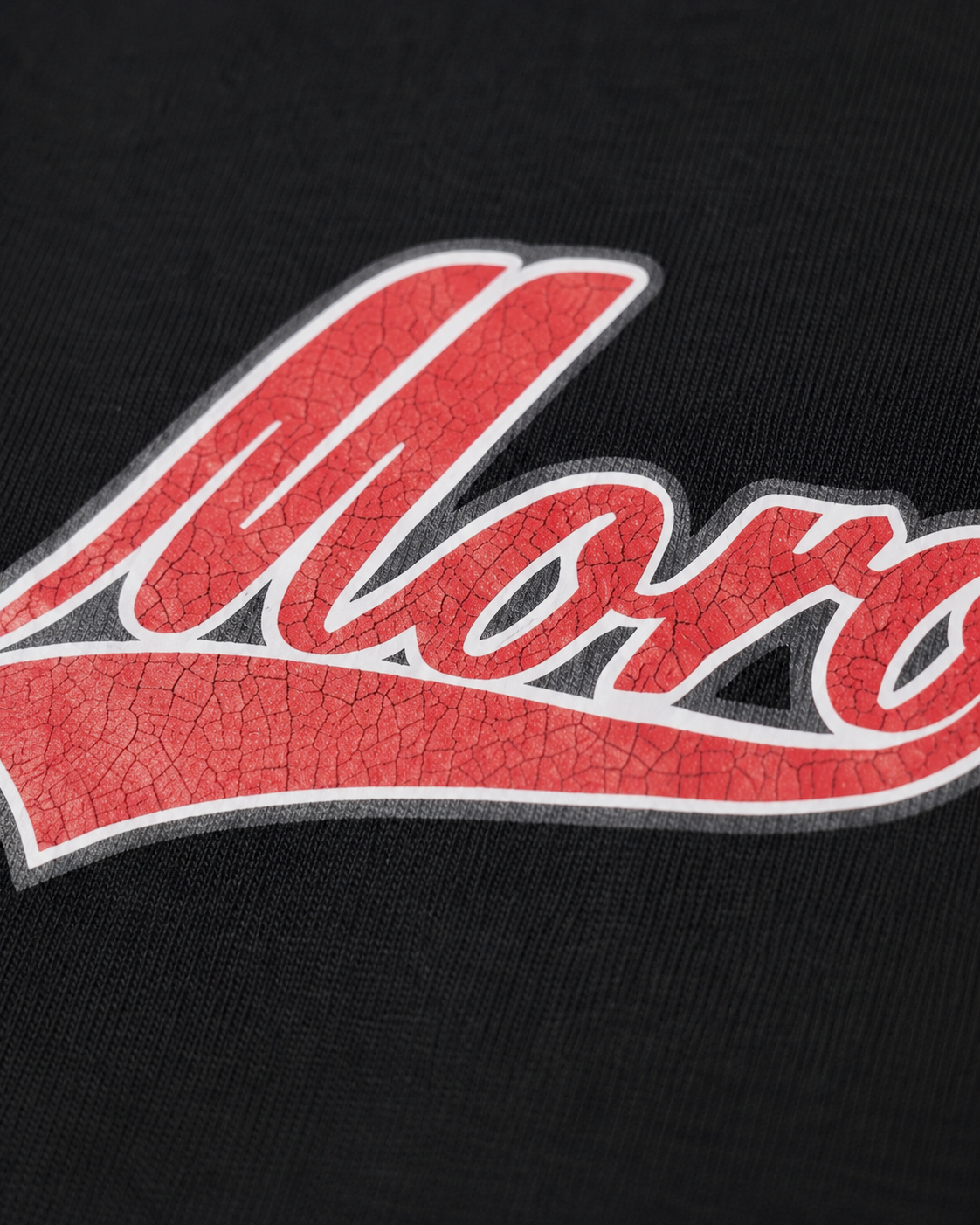 T-shirt Baseball czarny